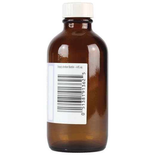 aura cacia Aura Cacia 4 fl. oz. Amber Bottle with Writable Label 4 fl. oz