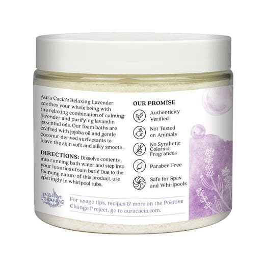 Aura Cacia Aura Cacia Lavender Foam Bath 14 Oz
