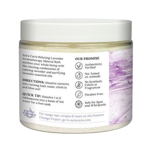 Aura Cacia Aura Cacia Lavender Mineral Bath 16 Oz
