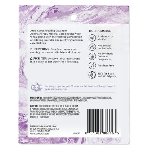 Aura Cacia Aura Cacia Lavender Mineral Bath 2.5 Oz