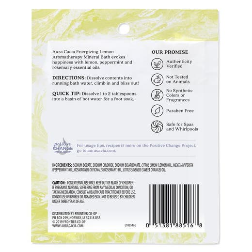 Aura Cacia Aura Cacia Lemon Mineral Bath 2.5 Oz