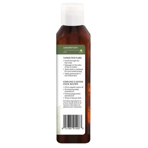 Aura Cacia Aura Cacia Organic Castor Oil 8 Fl. Oz
