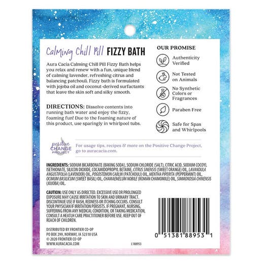 Aura Cacia Aura Cacia Calming Chill Pill Fizzy Bath 2.5oz