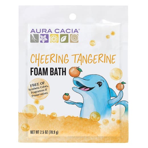 aura cacia Aura Cacia Cheering Tangerine & Sweet Orange Kids Foam Bath 2.5 oz