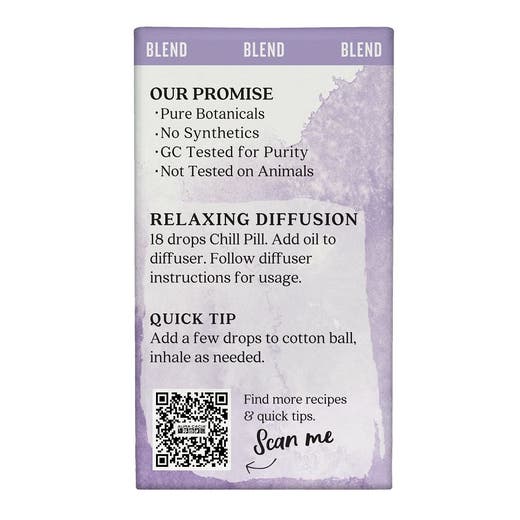 Aura Cacia Aura Cacia Chill Pill Essential Oil Blend Boxed 0.25 Fl. Oz