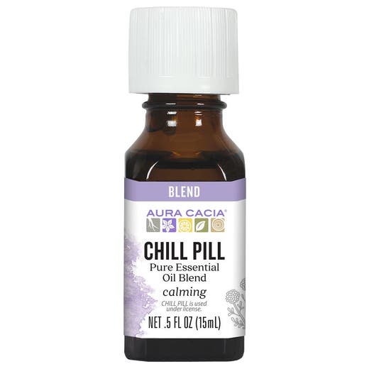 aura cacia Aura Cacia Chill Pill Essential Oil Blend Boxed 0.5 fl oz