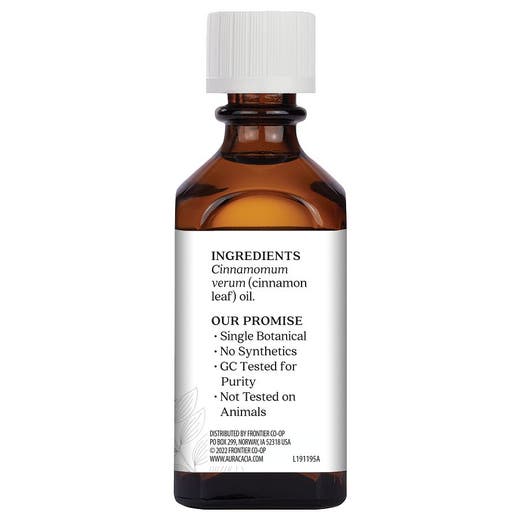 Aura Cacia Aura Cacia Cinnamon Leaf Essential Oil 2 Fl. Oz