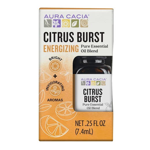 aura cacia Aura Cacia Citrus Burst Essential Oil Blend Boxed 0.25 fl. oz