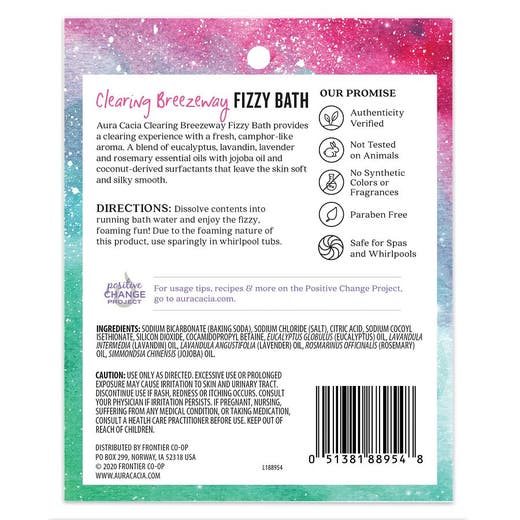 Aura Cacia Aura Cacia Clearing Breezeway Fizzy Bath 2.5oz