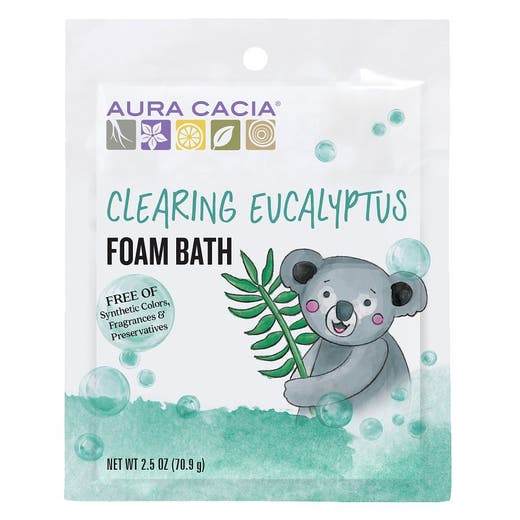 aura cacia Aura Cacia Clearing Eucalyptus Kids Foam Bath 2.5 oz