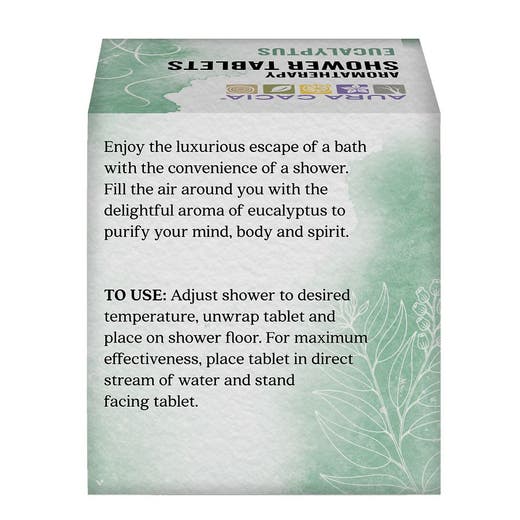 Aura Cacia Aura Cacia Eucalyptus Shower Tablets 3 Oz