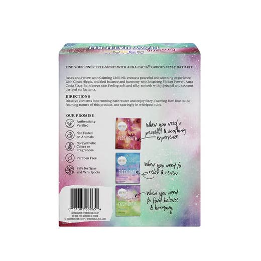 Aura Cacia Groovy Fizzy Bath Kit