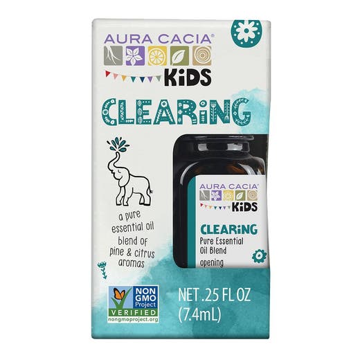 aura cacia Aura Cacia Kids Clearing Essential Oil Blend 0.25 oz boxed