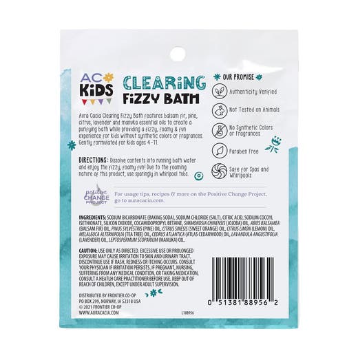Aura Cacia Aura Cacia Kids Clearing Fizzy Bath 2.5 Oz