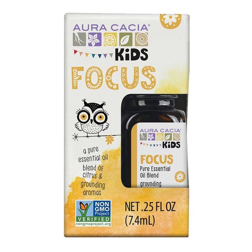 aura cacia Aura Cacia Kids Focus Essential Oil Blend 0.25 oz boxed
