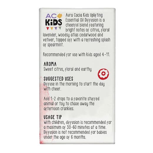 Aura Cacia Aura Cacia Kids Uplifting Essential Oil Blend 0.25 Oz Boxed