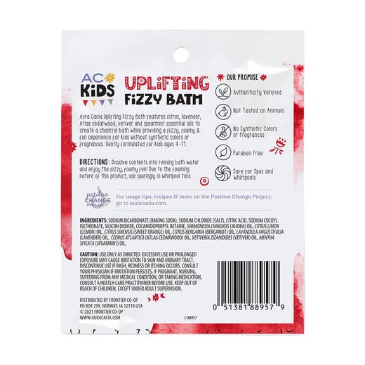 Aura Cacia Aura Cacia Kids Uplifting Fizzy Bath 2.5 Oz