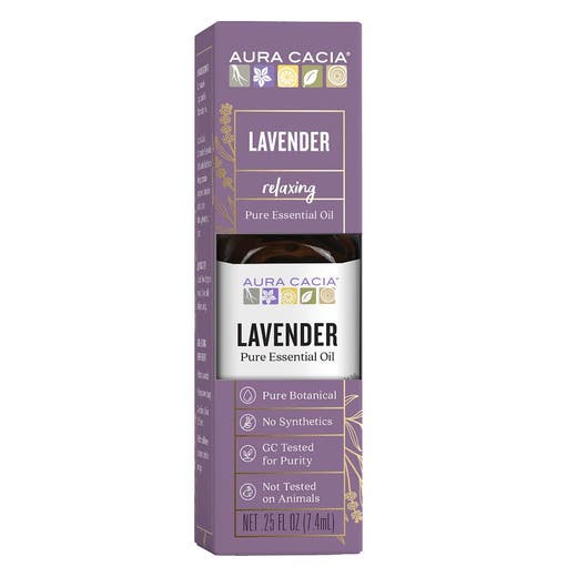 aura cacia Aura Cacia Lavender Essential Oil Boxed 0.25 Fl. Oz