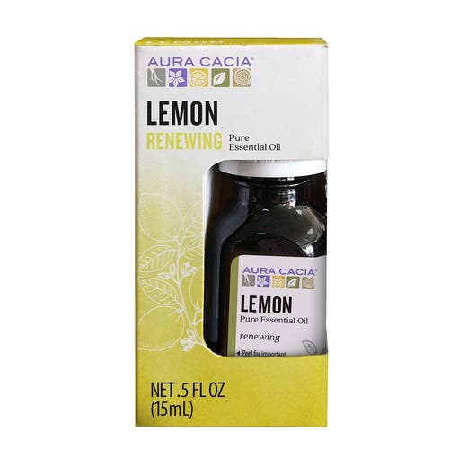 aura cacia Aura Cacia Lemon Essential Oil Boxed 0.5 fl. oz