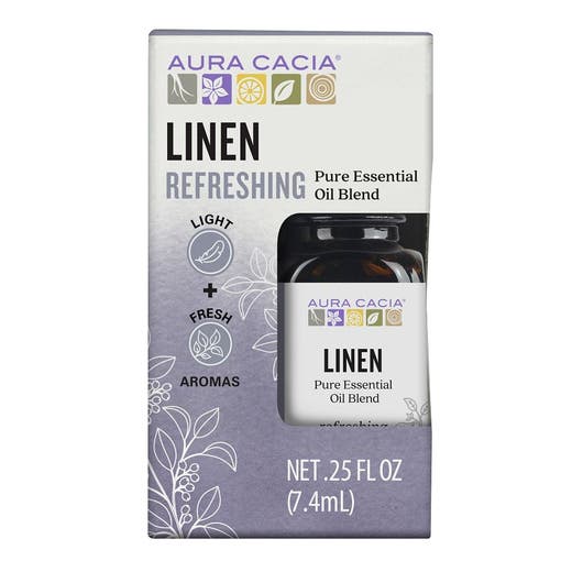 aura cacia Aura Cacia Linen Essential Oil Blend Boxed 0.25 fl. oz