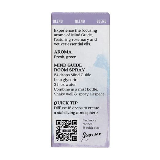 Aura Cacia Aura Cacia Mind Guide Essential Oil Blend Boxed 0.5 Fl Oz