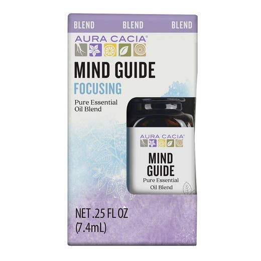 aura cacia Aura Cacia Mind Guide Essential Oil Blend Boxed 0.25 fl. oz