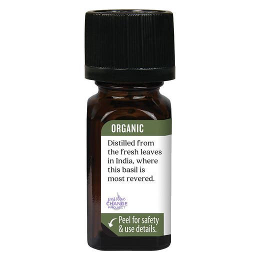 Aura Cacia Aura Cacia Organic Holy Basil (Tulsi) Essential Oil 0.25 Fl. Oz