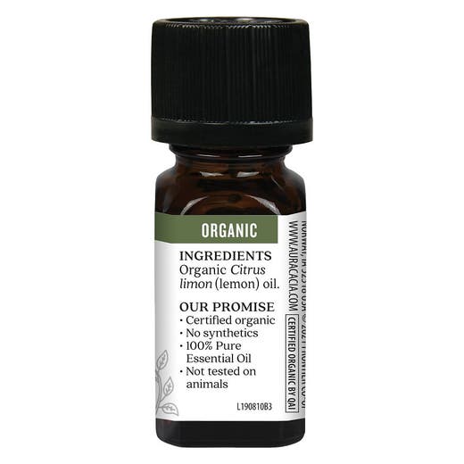 Aura Cacia Aura Cacia Organic Lemon Essential Oil 0.25 Fl. Oz