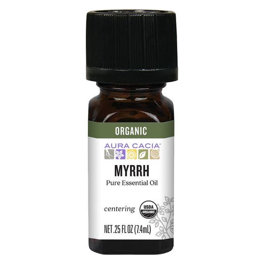 aura cacia Aura Cacia Organic Myrrh Essential Oil 0.25 fl. oz