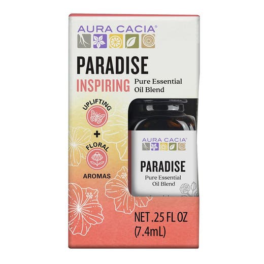 aura cacia Aura Cacia Paradise Essential Oil Blend Boxed 0.25 Fl. Oz