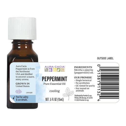Aura Cacia Aura Cacia Peppermint Essential Oil 0.5 Fl. Oz