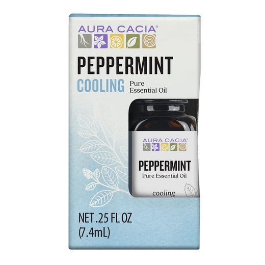 aura cacia Aura Cacia Peppermint Essential Oil Boxed 0.25 fl. oz