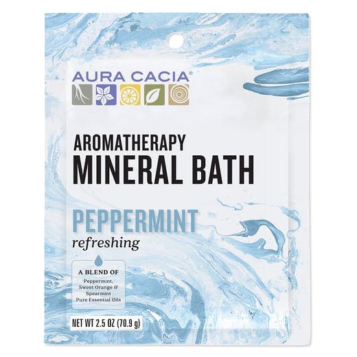 aura cacia Aura Cacia Peppermint Mineral Bath 2.5 oz