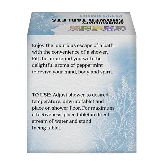 Aura Cacia Aura Cacia Peppermint Shower Tablets 3 Oz