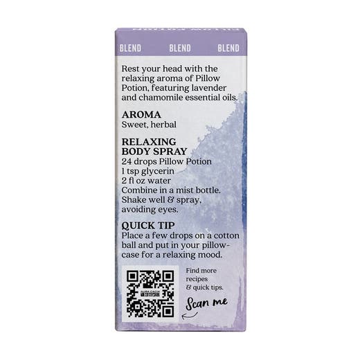 Aura Cacia Aura Cacia Pillow Potion Essential Oil Blend Boxed 0.5 Fl. Oz