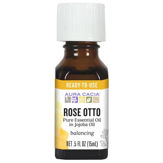 aura cacia Aura Cacia Rose Otto (in jojoba oil) 0.5 fl. oz