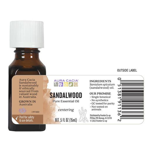 Aura Cacia Aura Cacia Sandalwood Essential Oil 0.5 Fl. Oz