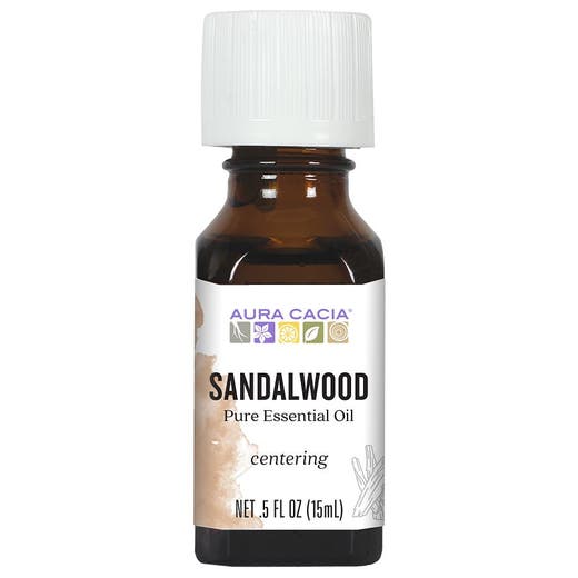 aura cacia Aura Cacia Sandalwood Essential Oil 0.5 fl. oz
