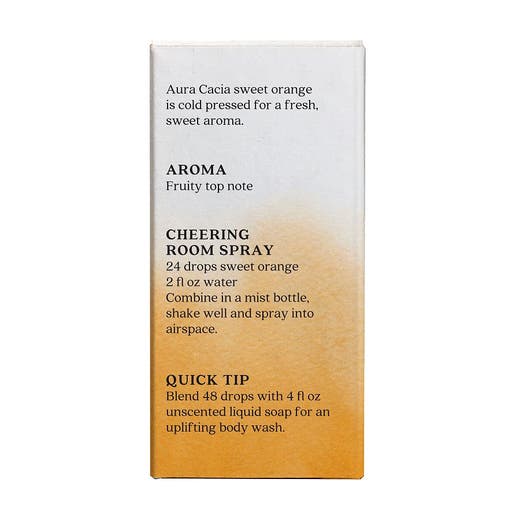 Aura Cacia Aura Cacia Sweet Orange Essential Oil Boxed 0.5 Fl. Oz