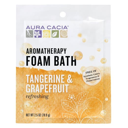 aura cacia Aura Cacia Tangerine & Grapefruit Foam Bath 2.5 oz