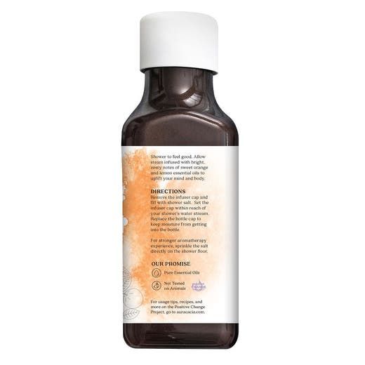 Aura Cacia Aura Cacia Uplifting Citrus Shower Salt 16 Oz
