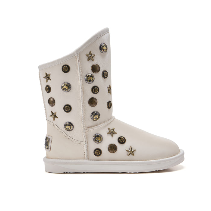 australia luxe ANGEL SHORT SATIN PALE