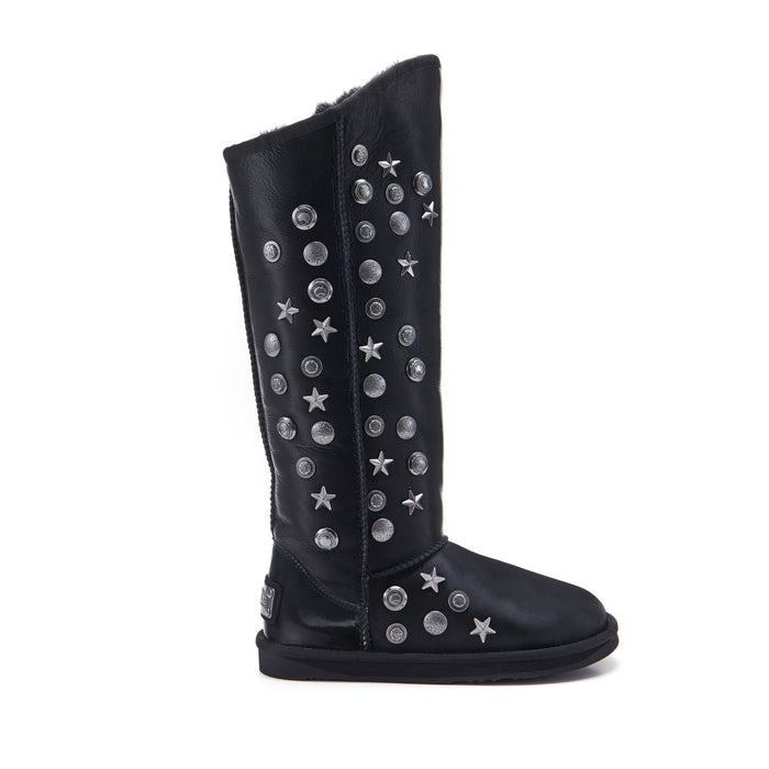 australia luxe ANGEL TALL SATIN BLACK