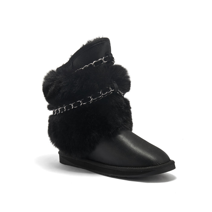 Australia Luxe ATILLA SHORT SATIN BLACK