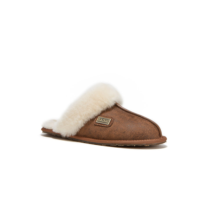 Australia Luxe CLOSED MULE AVIATOR CHESTNUT