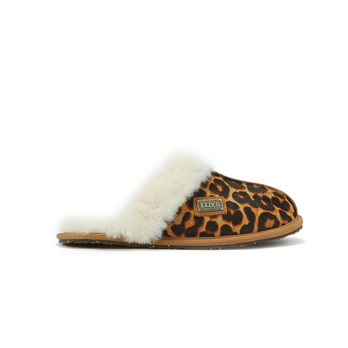 australia luxe CLOSED MULE LEOPARD