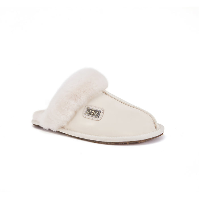 Australia Luxe CLOSED MULE SATIN PALE