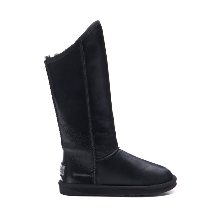 australia luxe COSY TALL SATIN BLACK