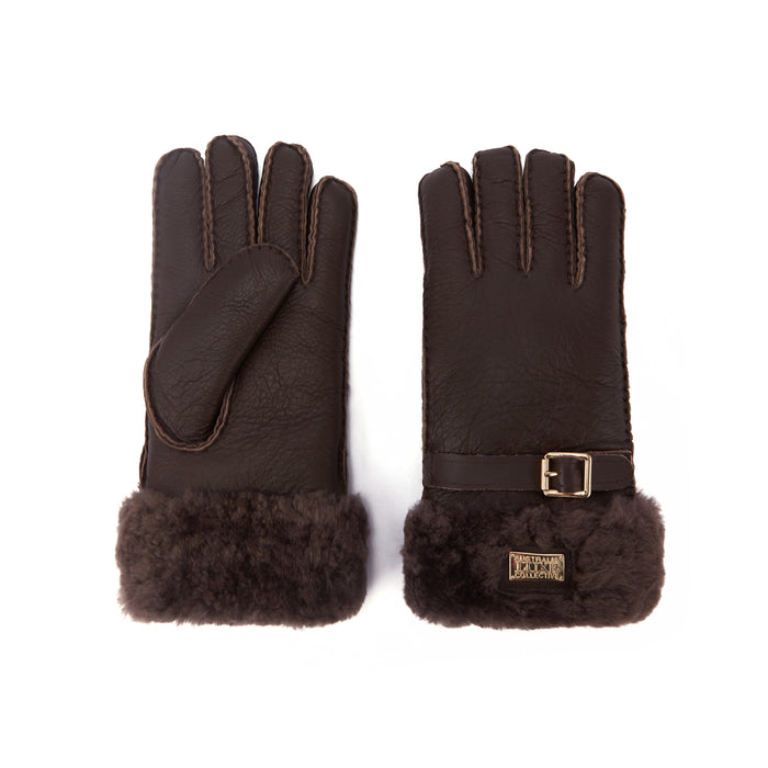 Australia Luxe CUFF GLOVES LEATHER BURNT