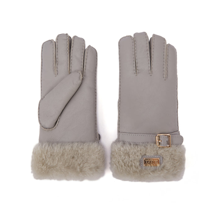Australia Luxe CUFF GLOVES LEATHER ICE GRAY